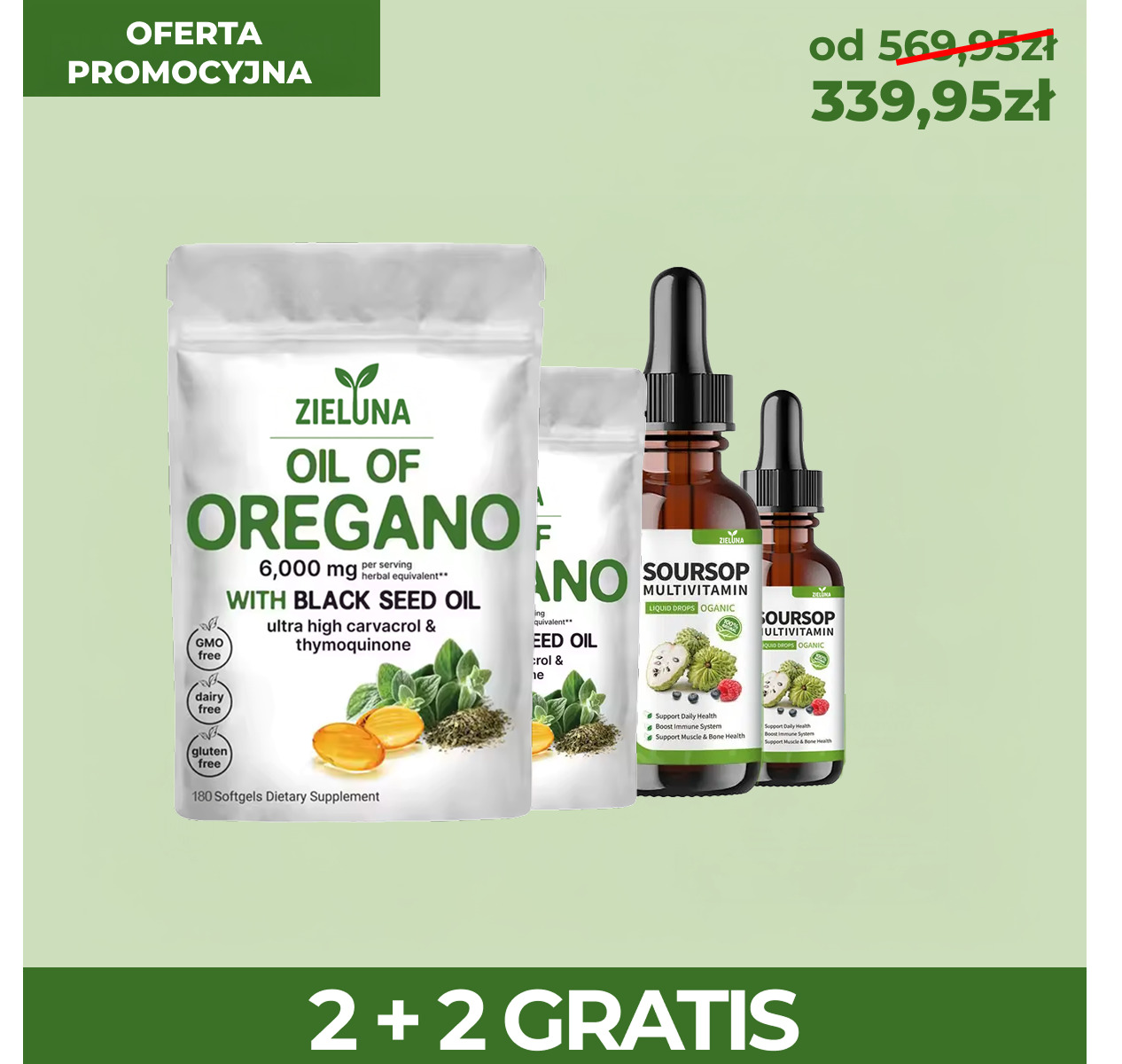 Zestaw Detox - bundle 4 produkty